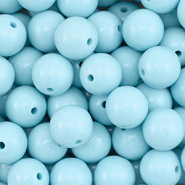 18 mm DQ Acrylperlen Pastel blue