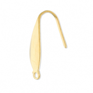Stainless Steel - Rostfrei Stahl Schmuckzubeh&ouml;r Ohrringe / Ohrh&auml;nger mit &Ouml;se Gold