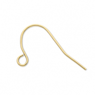 Stainless Steel - Rostfrei Stahl Schmuckzubeh&ouml;r Ohrringe / Ohrh&auml;nger mit &Ouml;se Gold