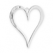 Statement-Anhänger Herz Silver