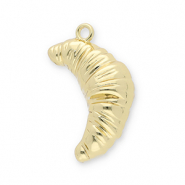 Statement-Anhänger Croissant Gold