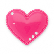 Statement-Anhänger Herz Dark pink