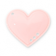 Statement-Anhänger Herz Light apricot pink