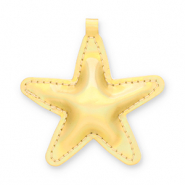 Statement-Anhänger Stern Gold holographic