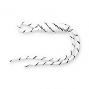 Schlüsselanhänger Paracord White-black