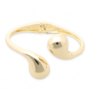 Metallarmb&auml;nder Tropfenform Gold