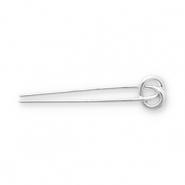 Haarschmuck Franz&ouml;sische Haarnadel Knoten Silver