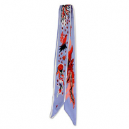 Bandana Schal mit Phönix Sky blue-red-off white