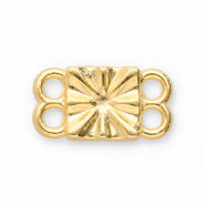 Metall Anh&auml;nger DQ Zwischenst&uuml;ck Gold (Nickelfrei)