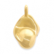 Metall Anh&auml;nger DQ Irregular Gold (Nickelfrei)