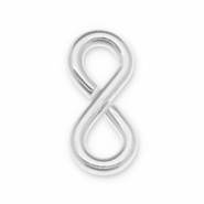 Eco-brass® Metall Zubehör DQ Bindering "8" Antik silber (Nickelfrei)