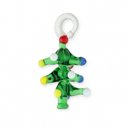 Glas-Anhänger Weihnachtsbaum Green-multicolour