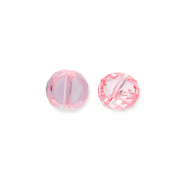 Glas Top Facett Perlen Pink