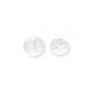 Glas Top Facett Perlen Transparent-AB coating