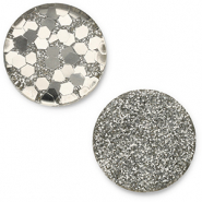 20 mm flach Cabochon Polaris Elements Helios Beige