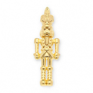 Metall Anhänger DQ Nussknacker Gold (Nickelfrei)