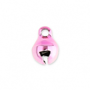 Metall Anhänger Glöckchen 6mm Light pink