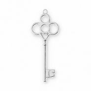Metall Anh&auml;nger Schl&uuml;ssel Silver
