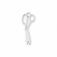 Metall Anhänger Schere Silver