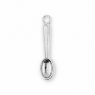 Metall Anhänger Löffel Silver