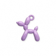 Metall Anhänger Ballonhund Lilac