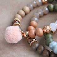 Schmucksets Pompom Anhänger