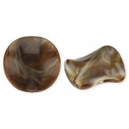 Acrylperlen Organicdesign Brown-white