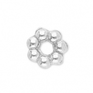 Stainless Steel - Rostfrei Stahl Perlen Spacer Bali Ring 3 mm Silver