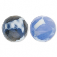 Naturstein Perlen Chalcedon 8 mm Blue-white