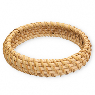 Rattan-Armbänder Bangle Natural beige