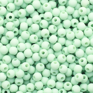4 mm Acrylperlen matt Pastel green