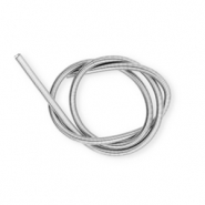 Stainless Steel - Rostfreiem Stahl Schmuckzubehör French wire extra heavy 1.8mm Silver