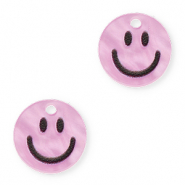 Plexx Anh&auml;nger Smiley Shiny lilac pink