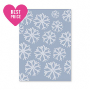 Schmuck Karten Schnee Blue-light blue