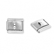 Italian Charm Element aus Stainless Steel - Rostfreiem Stahl mit Öse Silver
