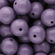 20 mm DQ Acrylperlen shiny Purple haze 18-3718 TCX