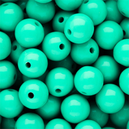 14 mm DQ Acrylperlen shiny Cabbage green 13-5714 TCX