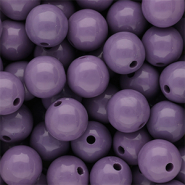 12 mm DQ Acrylperlen shiny Purple haze 18-3718 TCX