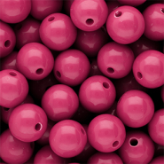 12 mm DQ Acrylperlen shiny Rose violet 17-2624 TCX
