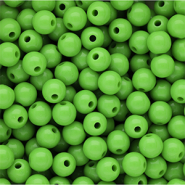 10 mm DQ Acrylperlen shiny Vibrant green 16-6339 TCX