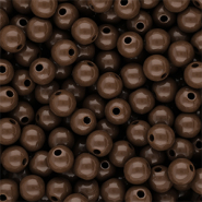 8 mm DQ Acrylperlen shiny Cappuccino brown 19-1220 TCX