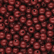 8 mm DQ Acrylperlen shiny Salsa red 18-1657 TCX