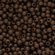 6 mm DQ Acrylperlen shiny Cappuccino brown 19-1220 TCX