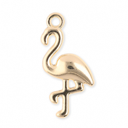 Metall Anh&auml;nger Flamingo Gold