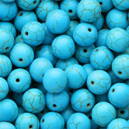 Perlen Keramik 12&nbsp;mm Blue