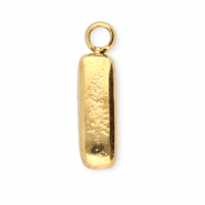 Stainless Steel - Rostfrei Stahl Anh&auml;nger Buchstaben I Gold
