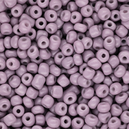 Glasperlen Rocailles 6/0 (4 mm) Dusty mauve purple