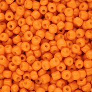 Glasperlen Rocailles 6/0 (4 mm) Orange