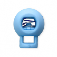 Farbiges Zubeh&ouml;r Kordelstopper Ball Light blue