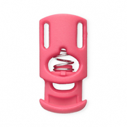 Farbiges Zubeh&ouml;r Kordelstopper Rechteck Pink